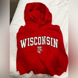Cropped Wisconsin Badger Sweatshirt